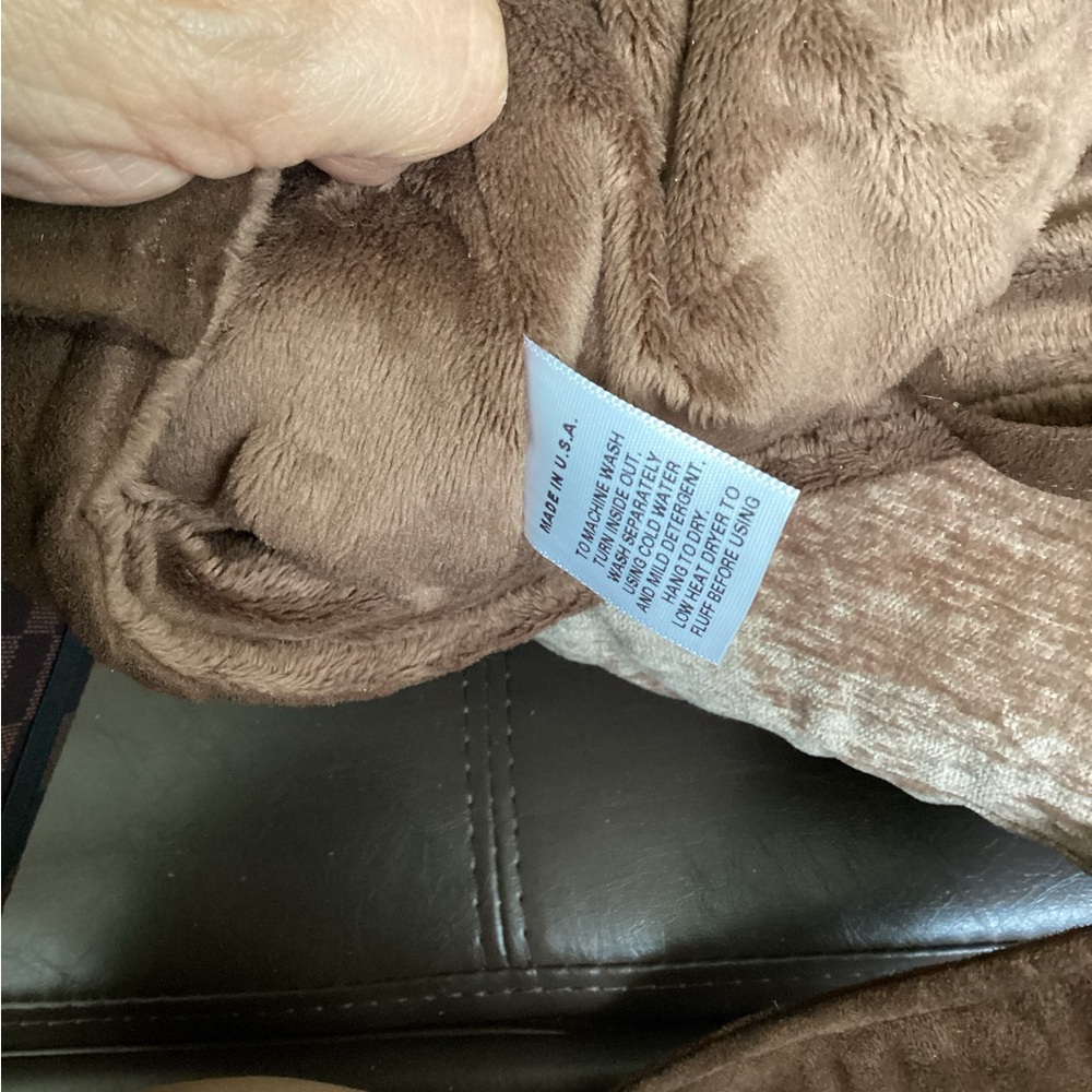 Brown Quilted Dog Snuggle Sack Ruff Ruff Couture - Picture 5 of 7